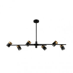 Lampa wisząca Elice PND-58892-6-BK-BRO Italux