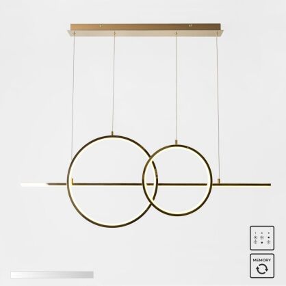MD7358-2A-3GT CHOLET LAMPA WISZĄCA ZŁOTA ZUMALINE