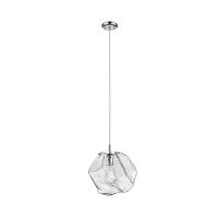 LAMPA WISZĄCA LAMPA WEWNĘTRZNA ROCK PENDANT P0488-01F-F4AC ZUMA LINE Wbudowany LED E27 METAL / KRYSZTAŁ