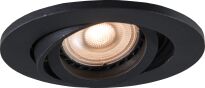 Lampa sufitowa Carlo AZzardo AZ4141 czarna wpuszczana techniczna okrągła - 2
