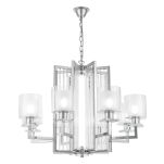 LAMPA WISZĄCA CHROMOWANA MANHATTAN W8 - 6