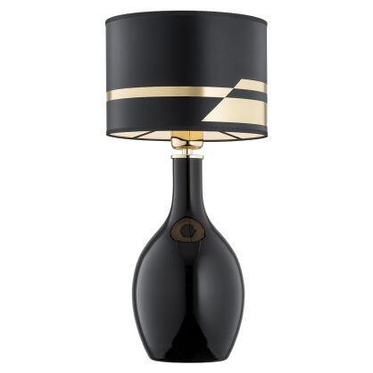 Lampa stołowa BEJA 4235 Argon Elegancka czarny mosiądz