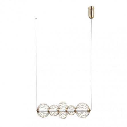 Lampa wisząca Rabel PND-344221-5-HBR Italux