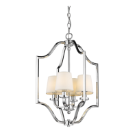 Lampa wisząca New York - P04380WH COSMO Light kształtem przypomina latarnię wykonana w stylu nowojorskim połączonym z klasycznym