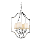 Lampa wisząca New York - P04380WH COSMO Light kształtem przypomina latarnię wykonana w stylu nowojorskim połączonym z klasycznym