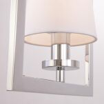 Lampa wisząca LONDON P01007WH cosmo light W nowojorskim stylu abażur w ramce - 5