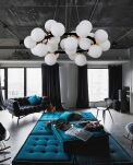 Lampa wisząca MARSIADA LDP 6033-25 (BK+GD) Lumina Deco czarno-złota nowoczesna - 2