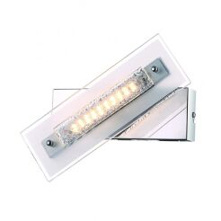 Lampa ścienna Kinkiet Adamo W29534-1A Italux  chromowane metalowe elementy 