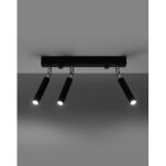 Lampa sufitowa EYETECH 3 SL.0899 SOLLUX LIGHTING listwa czarna regulowana  - 4