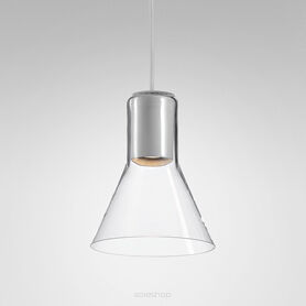 Lampa wisząca MODERN GLASS Flared TP GU10 Aquaform 50530 Gładki transparentny klosz