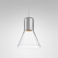 Lampa wisząca MODERN GLASS Flared TP GU10 Aquaform 50530 Gładki transparentny klosz
