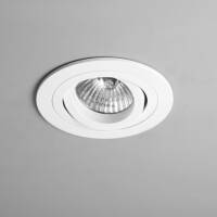 Lampa wpuszczana Taro Adjustable Fire Rated 1240028 5676 biała okragła regulowany pierścień