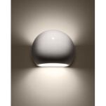 Kinkiet GLOBE SL.1026 SOLLUX LIGHTING ceramiczny okrągły biały połysk - 4