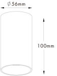 Lampa sufitowa techniczna czarna  ZUMA LINE TUBA SL 1 SPOT 92680 - 2