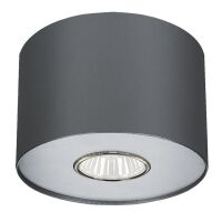 Lampa sufitowa POINT S 6006 Nowodvorski Natynkowa śr. 13 cm grafitowa