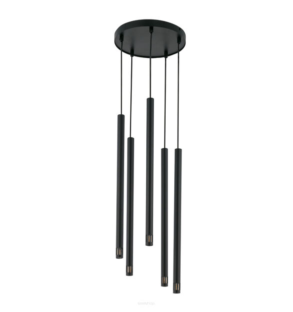 Lampa wisząca SOPEL LASER 33228 SIGMA nowoczesna 5x G9 czarna