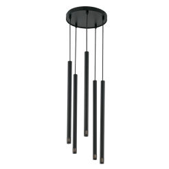 Lampa wisząca SOPEL LASER 33228 SIGMA nowoczesna 5x G9 czarna