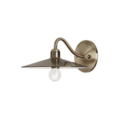 Kinkiet CANTINA AP1 BRĄZ Ideal Lux  112626   metalowa rama klosz w kształcie stożka o brązowym zabarwieniu