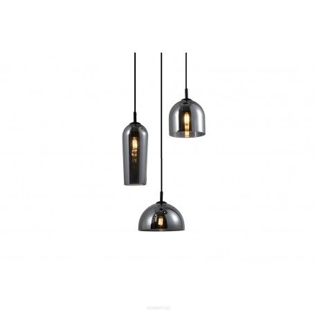 Lampa wisząca BLANCA 3 AZ3336 nowoczesna elegancka 3x szklany klosz smoky