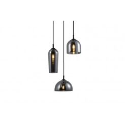 Lampa wisząca BLANCA 3 AZ3336 nowoczesna elegancka 3x szklany klosz smoky
