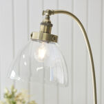 Lampa podłogowa HANSEN antyczny mosiądz ENDON LIGHTING 77860   - 2