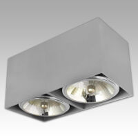 OPRAWA PODWÓJNA NATYNKOWA AR111 ALUMINIUM