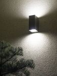 Lampa ścienna kinkiet zewnętrzny MINI 5002 DG popielaty prostokąt - 4