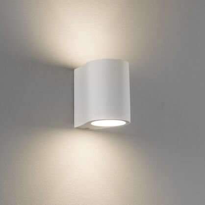 Kinkiet lampa ścienna Pero - Astro 0812 do malowania z gipsu świeci dwustronnie do salonu korytarza 1172001