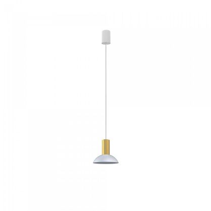 Lampa wisząca Hermanos GU10 biało/mosiężna 8037