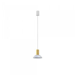 Lampa wisząca Hermanos GU10 biało/mosiężna 8037