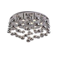 Lampa wisząca Luvia AZzardo AZ2542 wykonana jest z metalu i szkła w kolorze chromu podstawa ma kształt okrągły