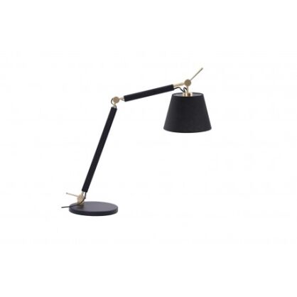 Lampa stołowa podstawa ZYTA S TABLE AZ4188 AZZARDO Czarno-złoty korpus