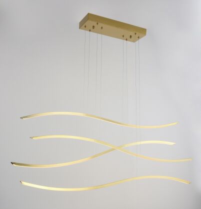 Lampa wisząca WAVES GOLD ZŁOTA AZZARDO AZ4058