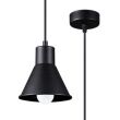 Lampa wisząca TALEJA SL.0985 SOLLUX LIGHTING czarny stożek E27 - 2