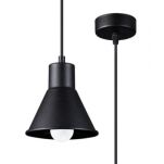 Lampa wisząca TALEJA SL.0985 SOLLUX LIGHTING czarny stożek E27 - 2
