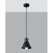 Lampa wisząca TALEJA SL.0985 SOLLUX LIGHTING czarny stożek E27