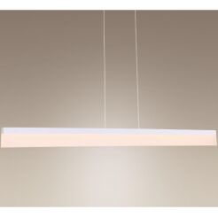 Lampa wisząca Rapid P0155 Maxlight  Biała z metalu i akrylu