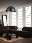 LAMPA WISZĄCA DIAMENT 31368 SIGMA czarno-miedziana 50 cm - 2