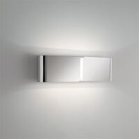 Kinkiet Clip AP2 MINI CROMO Ideal Lux  049229 Metalowy korpus wykonany z cienkiej blachy ma kolor chromu