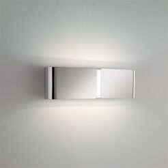 Kinkiet Clip AP2 MINI CROMO Ideal Lux  049229 Metalowy korpus wykonany z cienkiej blachy ma kolor chromu
