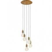 Lampa wisząca BRONX PENDANT 5L ROUND BRONZE MARKSLOJD 108100