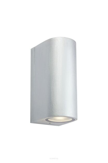 Kinkiet elewacyjny Alor 1L 2xLED 400lm 3000K 109112 Markslojd srebrny 16x9cm