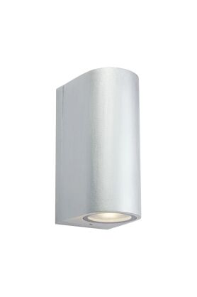 Kinkiet elewacyjny Alor 1L 2xLED 400lm 3000K 109112 Markslojd srebrny 16x9cm