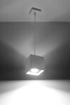 Lampa wisząca Quad biała kostka SL.0062 SOLLUX LIGHTING techniczna nowoczesna kwadratowa - 2