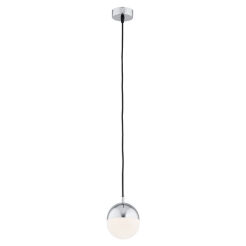 Lampa wisząca LIVIA 4032 Argon Kula o średnicy 12 cm chrom-biały