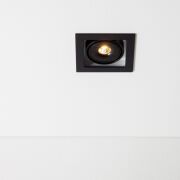 Lampa wpuszczana Tweet 50.1 mini.LED Labra  4.1160 z ramką LED techniczna kwadrat z ramką ruchoma głowica różne kolory wykończenia