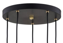 Lampa wisząca SICILIA 2109 Argon 5 tub LED złota mosiądz - 2