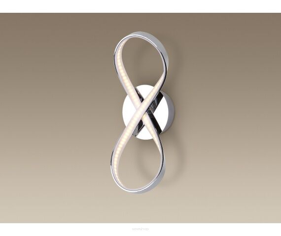 Kinkiet Infinity W1590 Maxlight Metalowe elementy w kolorze chromu nowoczesny 