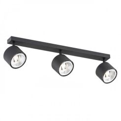 Lampa sufitowa CLEVLAND 6101 Argon czarny reflektor 3x ES111 