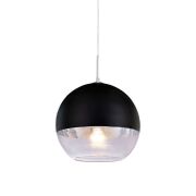 NOWOCZESNA LAMPA WISZĄCA CZARNA VERONI D20 LDP 1029-200 (BK)